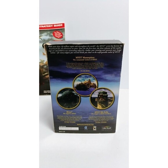 2000 UBISOFT BRODERBUND PRIMA MYST ORIGINAL, TRILOGY, & STRATEGY GUIDE PC LOT - Picture 4 of 9